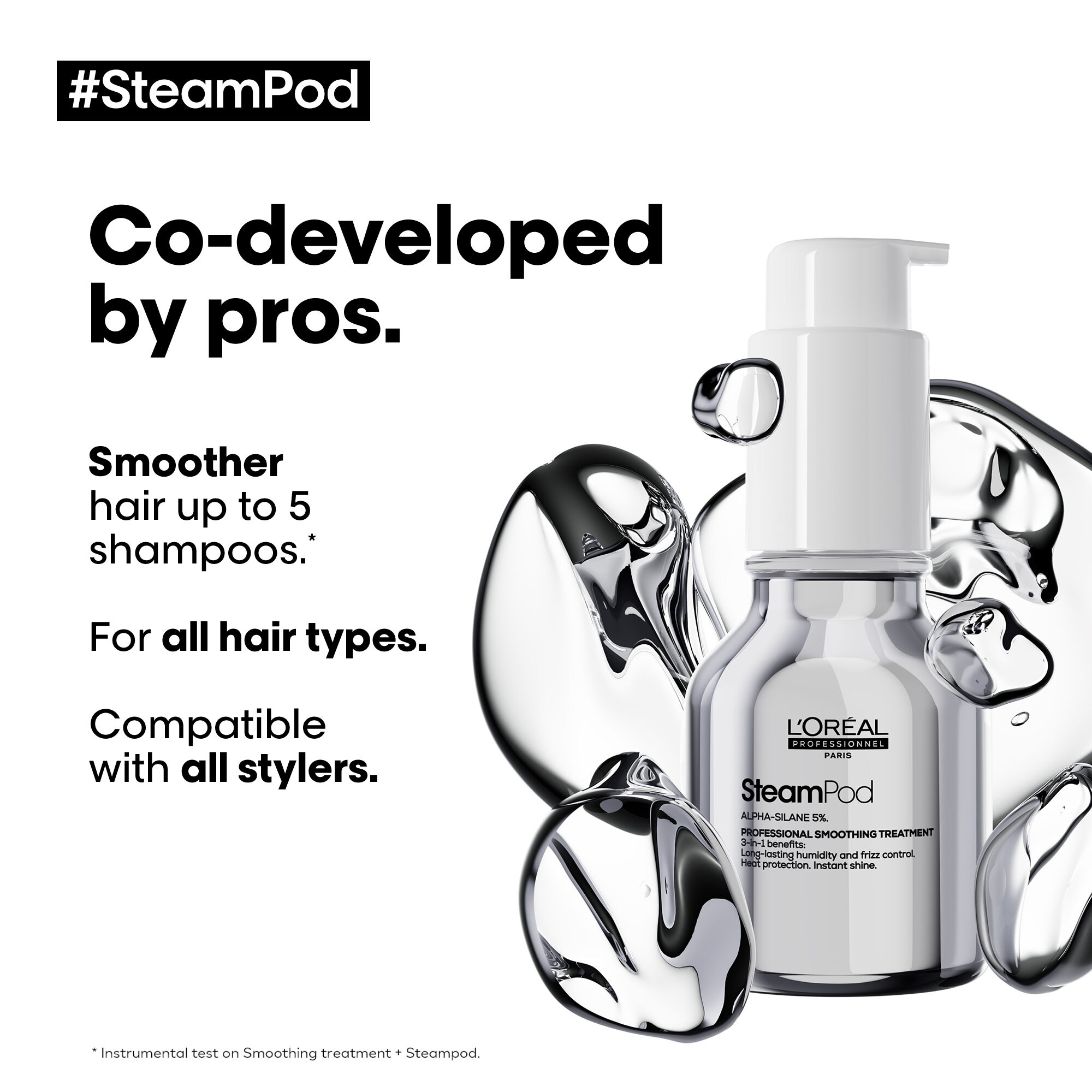 Steampod Smoothing Treatment 50mL L Or al professionnel