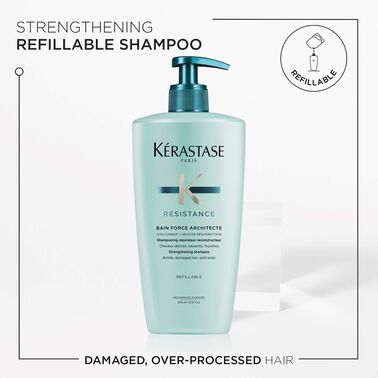 RESISTANCE BAIN FORCE ARCHI REFILLABLE BOTTLE - Kerastase RESISTANCE BAIN FORCE ARCHI REFILLABLE BOTTLE - Kerastase | L'Oréal Partner Shop