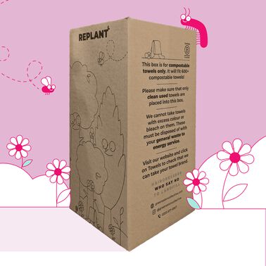 Replant Compostable Salon Towels (850 Pack + Composting Box) - Hair Towels & Colour Wipes | L'Oréal Partner Shop