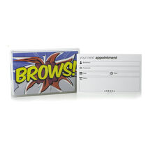 Appointment Cards - Pop Art - Brows (100pcs) - Partner Brands | L'Oréal Partner Shop