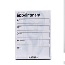 Appointment Cards - Technician - Blue/White (100pcs) - Books | L'Oréal Partner Shop