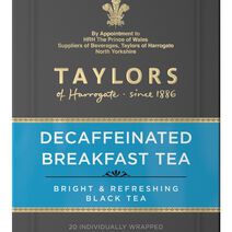 Taylors Decaffeinated Breakfast Tea 1 x 20 - Partner Brands | L'Oréal Partner Shop