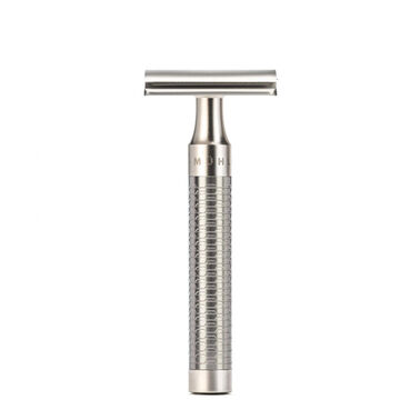 MÜHLE ROCCA Matt Stainless Steel Silvertip Fibre Brush and Safety Razor Shaving Set - Shaving Set | L'Oréal Partner Shop